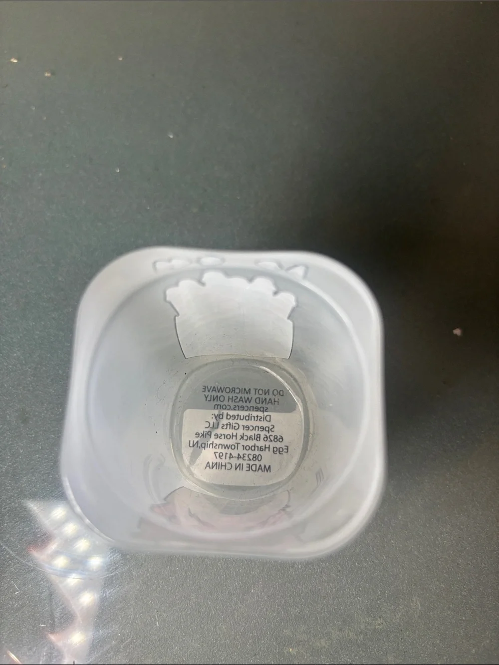 Novelty 'Eat a Bag of Dicks' Frosted Shot Glass - Pink & Brown Design